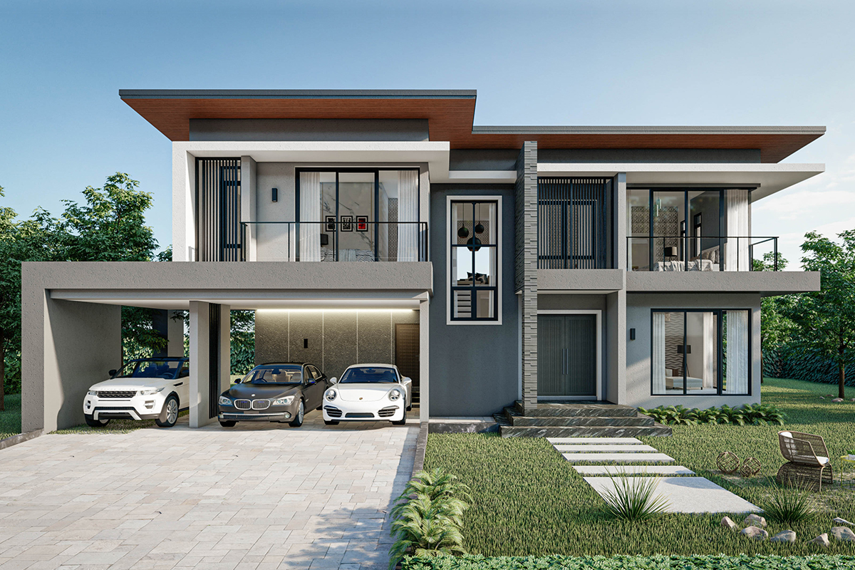 แบบบ้าน HSD – 08 Classy Modern แบบบ้าน HSD – 08 Classy Modern